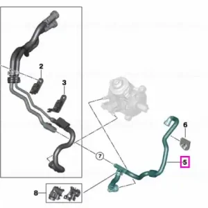 Conducta retur combustibil - BMW X1 F48, X2 F39 (25dX) - tip motor B47 Super ofertă