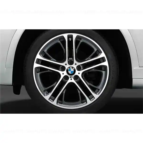 Set roți complete de vară - M Double Spoke 310M (bright turned) cu anvelopa Pirelli P Zero r-f - 245/40R20 99Y XL FA / 275/35R20 102Y XL RA - BMW X3/X4 F25/F26 Cumpărături sigure
