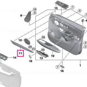 Trim lemn usa dr FINELINE TIDE - BMW Expediere rapidă