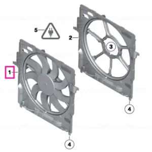 Carcasă ventilator cu ventilator 600W - BMW Chilipir