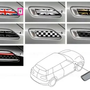 Set trim cu pernuta UNION JACK - BMW - Mini Super ofertă