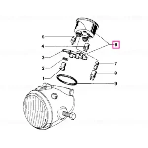 Expediere rapidă Instrument cluster MP/H I=2,91 - BMW Motorrad