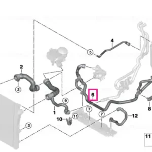 Vezi acum Line, return, expansion tank - BMW