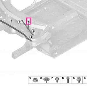 Strut tower brace, right - BMW Ofertă de sezon