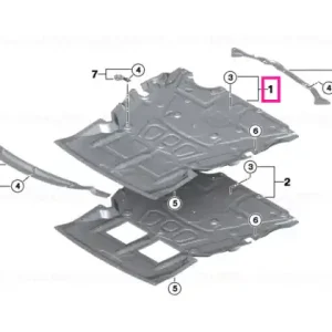 Reducere specială Underhood shield - BMW