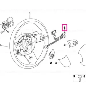 connecting line, steering wheel - BMW - Mini Ofertă exclusivă