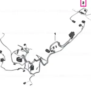 Tail part wiring harness - BMW Motorrad Livrare gratuită