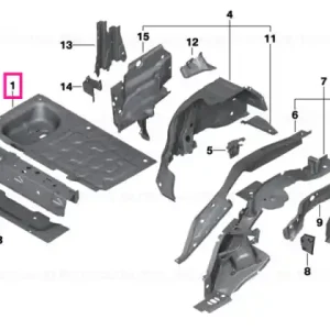 Trunk floor - BMW - Mini Preț redus