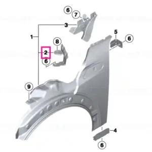 Side panel closing plate, right - BMW - Mini Ofertă de sezon
