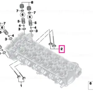 Supapă admisie D=29/4,953MM - BMW Motorrad Livrare gratuită