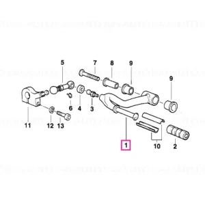 Pârghie schimbător - BMW Motorrad Plată securizată