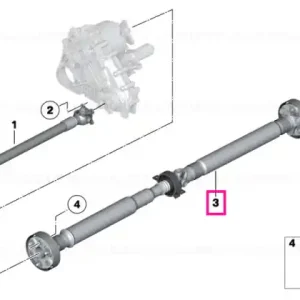 Arbore transmisie automată L=1546MM - BMW Ofertă exclusivă