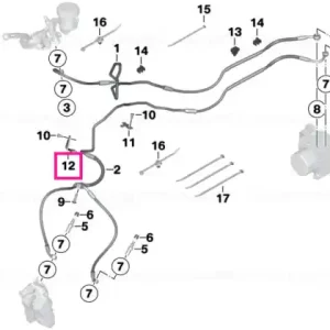 Ofertă specială Suport țeavă frână stânga - BMW Motorrad