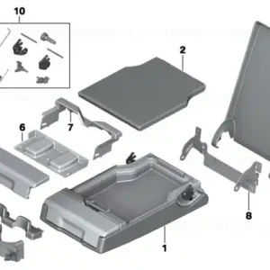 Comandă acum Insert suport băutură SCHWARZ - BMW