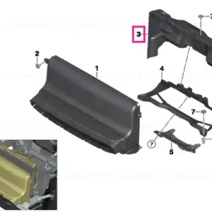 Air duct, centre front - BMW Chilipir