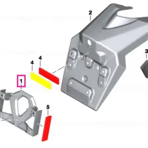 Preț mic Licence plate adaptor - BMW Motorrad