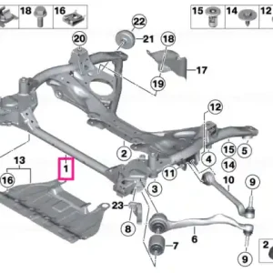Transport gratuit Front axle support - BMW