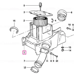 Carcasă filtru aer - BMW Motorrad Reducere