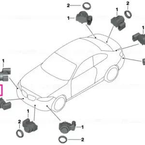 Senzor ultrasonic WB66 WB66. - BMW Ofertă specială