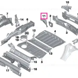 Cel mai bun preț Panou capac carcasă roată dreapta - BMW - Mini