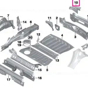 Noutate Right exterior lateral part EXTENSION - BMW - Mini