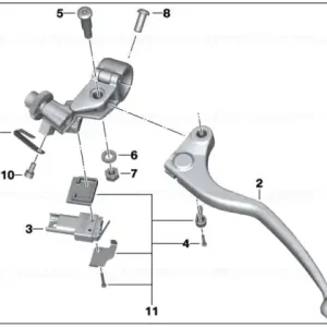Clutch control assembly - BMW Motorrad Super ofertă