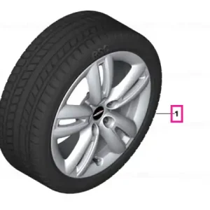 Cumpără online Roată completă de iarnă - JCW Track Spoke 501 cu anvelopa Dunlop SP Winter Sport 4D ROF - 205/45R17 88V XL - Mini F55/F56/F57