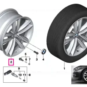 Comandă acum Roată din aliaj ușor Reflexsilber 8,5JX19 ET:25 8,5JX19   ET:25 - BMW