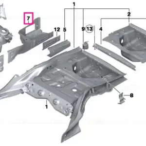 Cel mai bun preț Extension for rear right wheel well - BMW
