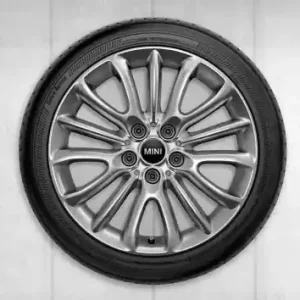 Janta aliaj usor - Net Spoke 519 - Argintiu (Bright Silver Met.) - 7,5Jx17 ET:54 - Mini Clubman F54 Plată securizată
