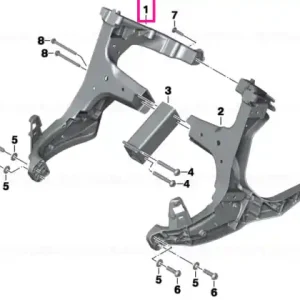 Reduceri Front panel carrier, left - BMW Motorrad