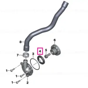 Etanșare arbore 30X47X7 - BMW Motorrad Disponibil imediat