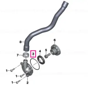 Lichidare de stoc O-ring 53X3 - BMW Motorrad