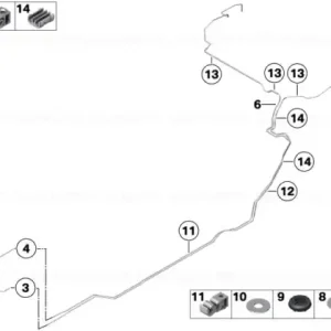 Țeavă cu manșon protecție M10/M12 - BMW Noutate