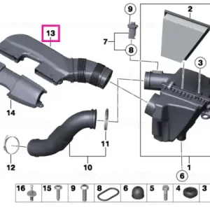 Air duct - BMW Reducere extra