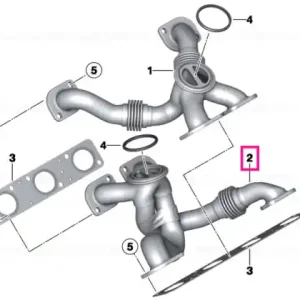 Chilipir Exhaust manifold ZYL. 2,3,5,8 - BMW