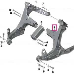 Promoție Front panel carrier,right - BMW Motorrad