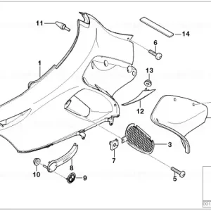 Knee protector right SCHWARZ - BMW Motorrad Disponibil imediat