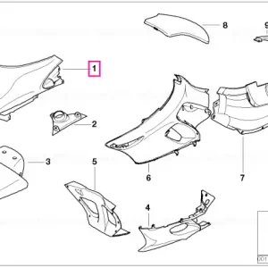 Ofertă de sezon Panou trim partea superioara BIARRITZBLAU - BMW Motorrad
