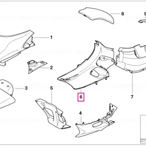 Ofertă specială Panou trim stanga BIARRITZBLAU - BMW Motorrad