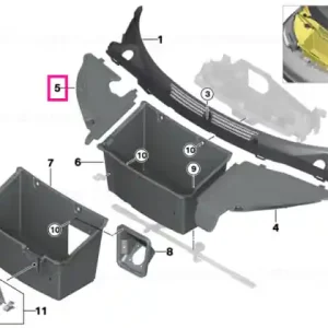 Capac superior dreapta - BMW Lichidare de stoc