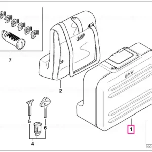 Case left - BMW Motorrad Popular
