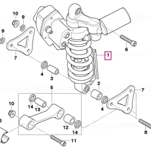 Arc strut spate - BMW Motorrad Doar azi