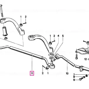 Reduceri Tie rod,center - BMW
