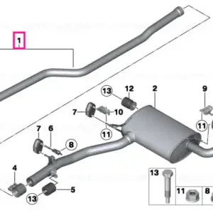 Catalizator, EU6 - BMW Seria 1 F20 F21, Seria 2 F22 F23, Seria 3 F30 F31, Seria 4 F32 F33 F36 Nu rata