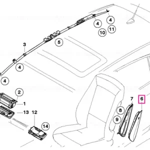 Comandă acum Side airbag, front left seat - BMW