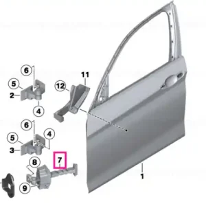 Bestseller Door brake, front right - BMW
