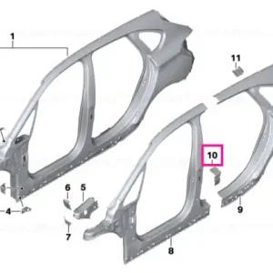 Reduceri Reinforcement plate, sill, right - BMW