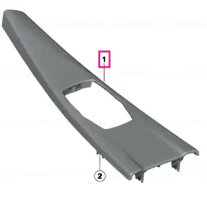 Capac decor console aluminiu HEXAGON - BMW Reducere extra
