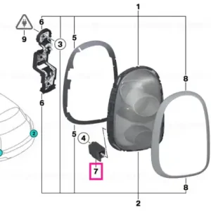Ofertă limitată Fixing bow, right - BMW - Mini